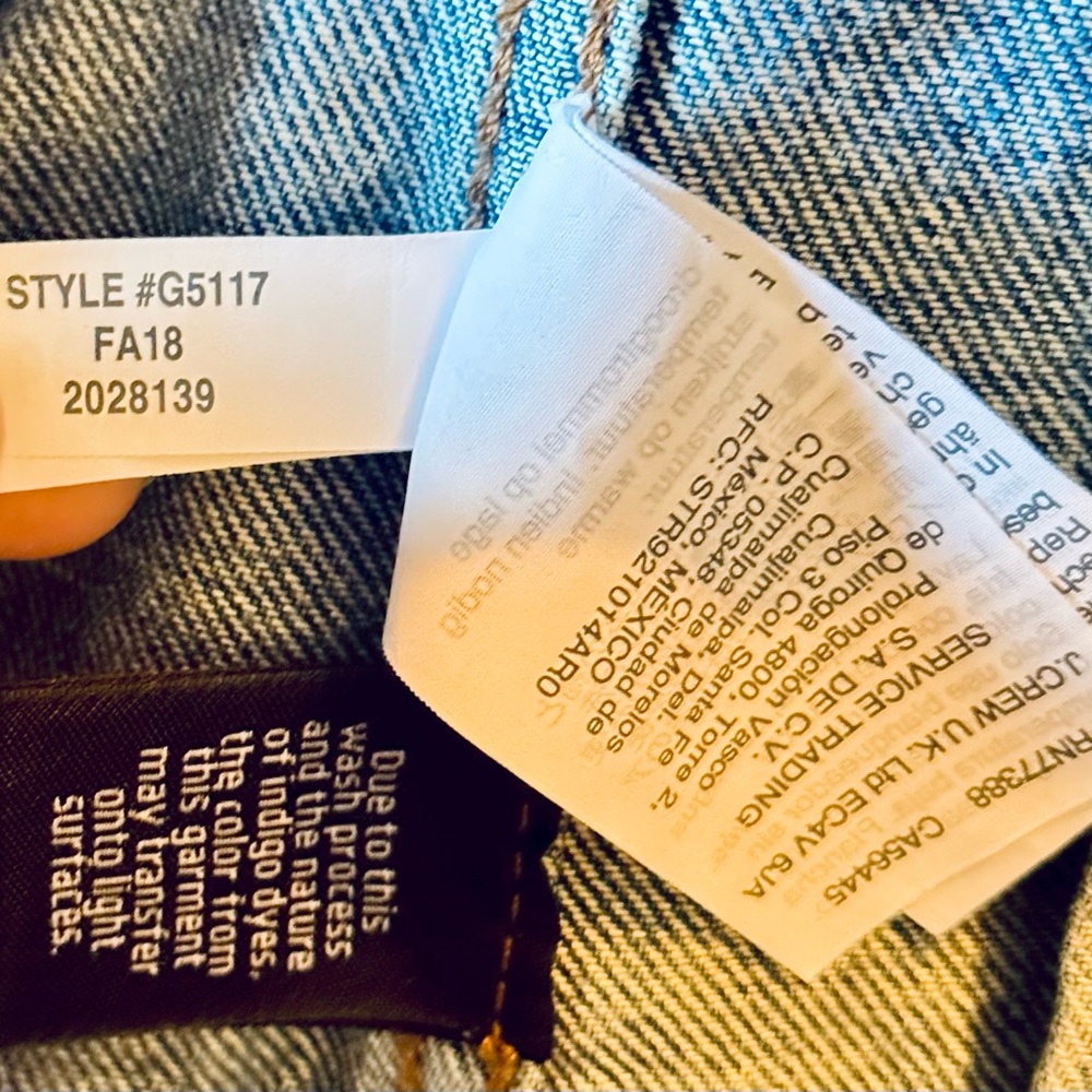 *NWOT* Madewell / The Oversized Trucker Jean Jacket / Akenside Wash / XS - Picture 7 of 7